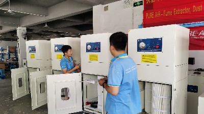 焊接煙霧過濾器-移動式煙霧過濾器-執(zhí)信環(huán)保凈化焊接煙塵污染！